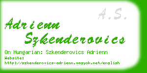 adrienn szkenderovics business card